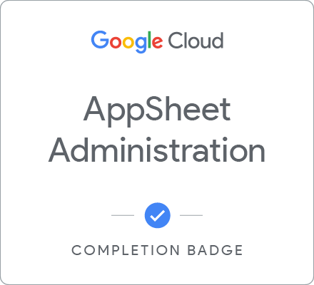 Insignia de AppSheet Administration