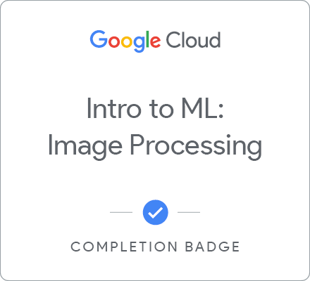 Odznaka za ukończenie szkolenia Intro to ML: Image Processing