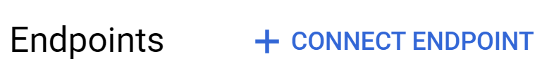 psc configure endpoint