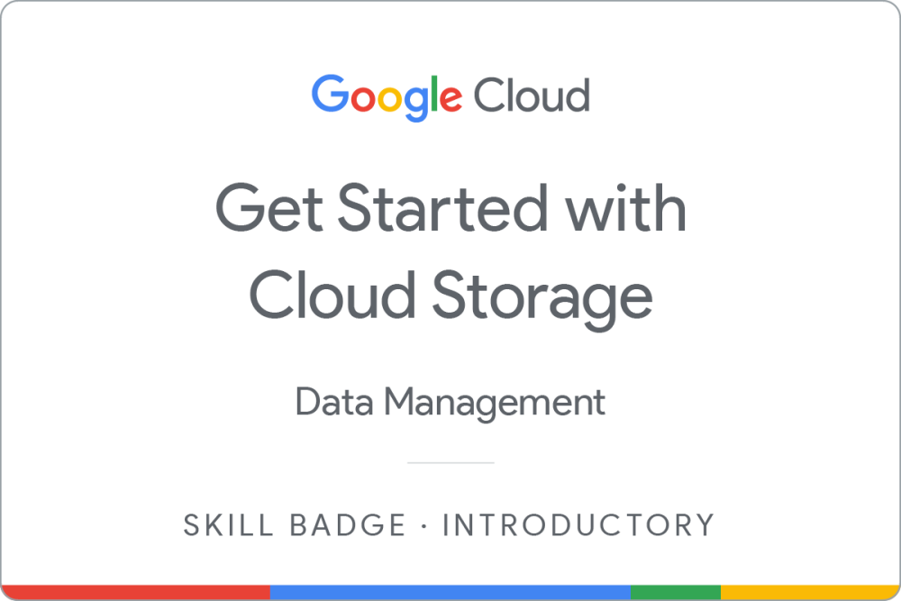 Badge für Get Started with Cloud Storage