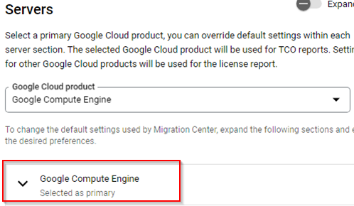 Expand Google Compute Engine.