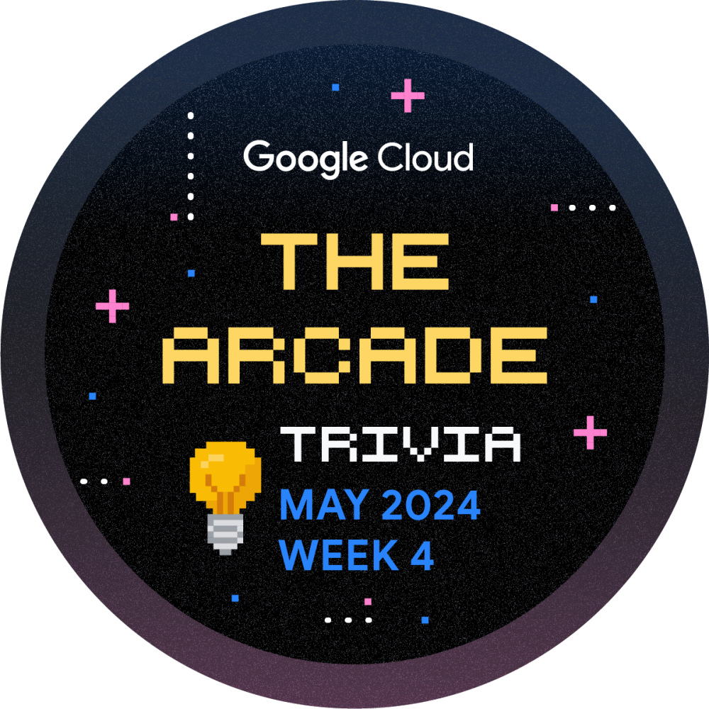 Selo para Arcade Trivia Maio de 2024 Semana 4