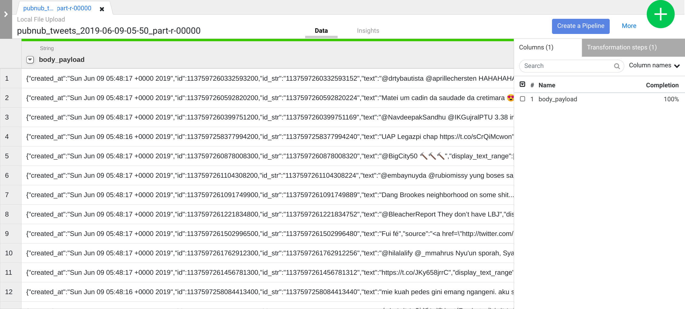 body_payload data