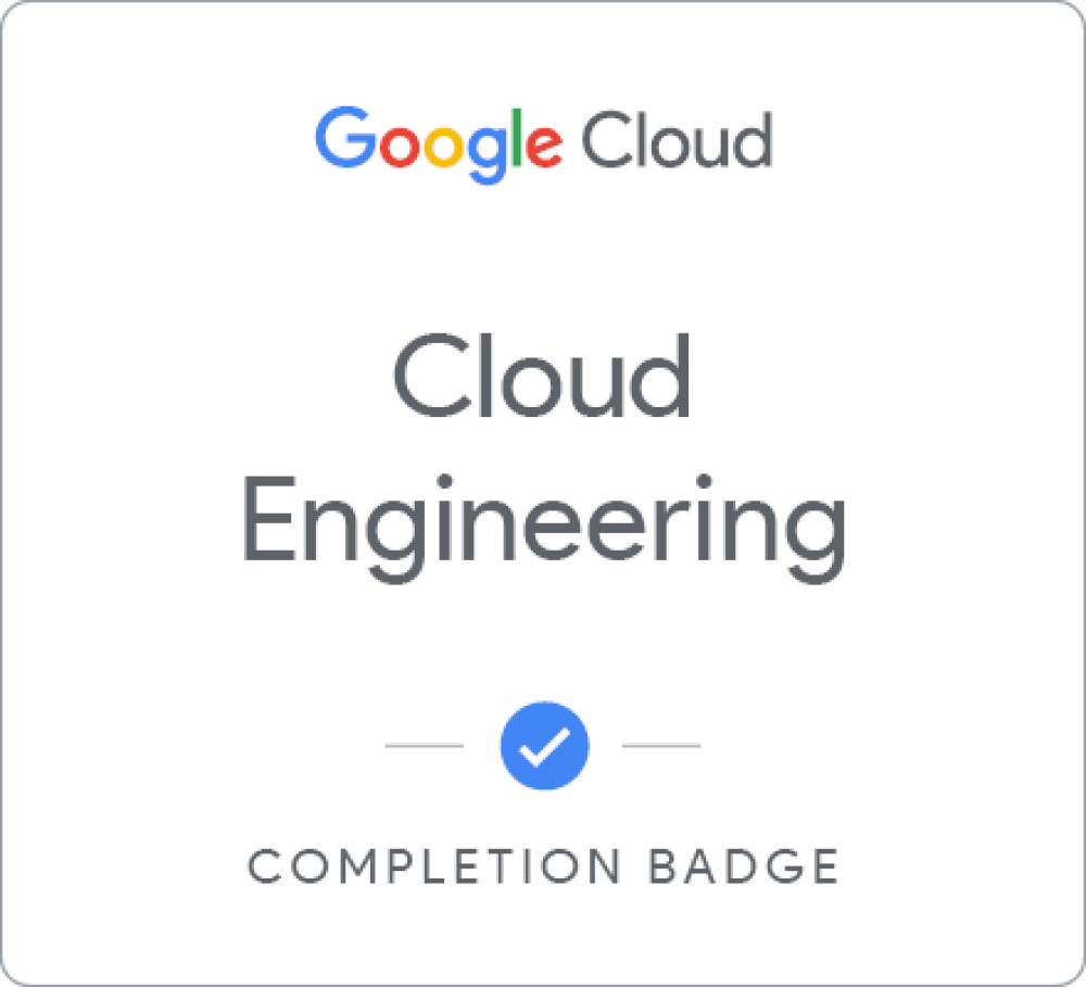 Badge für Cloud Engineering