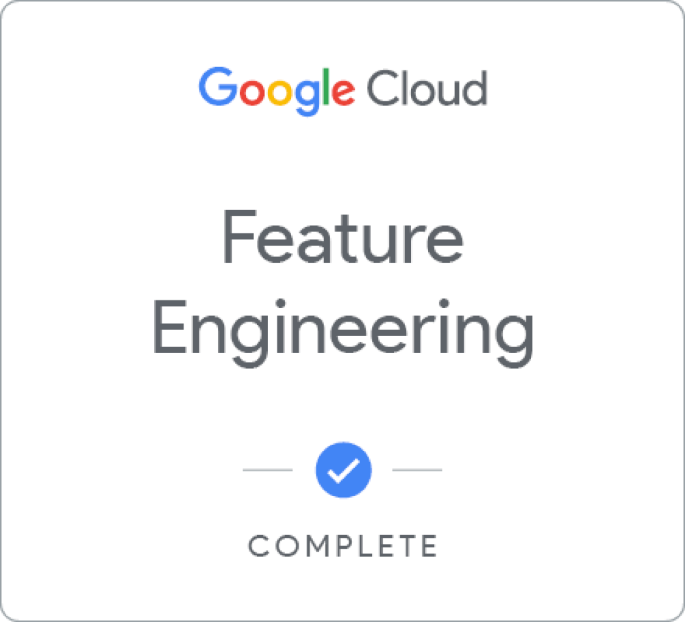 Badge pour Feature Engineering - Français