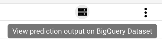 Batch inference result button