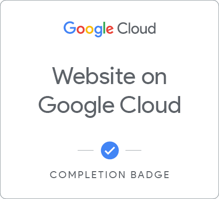 Selo para Website on Google Cloud