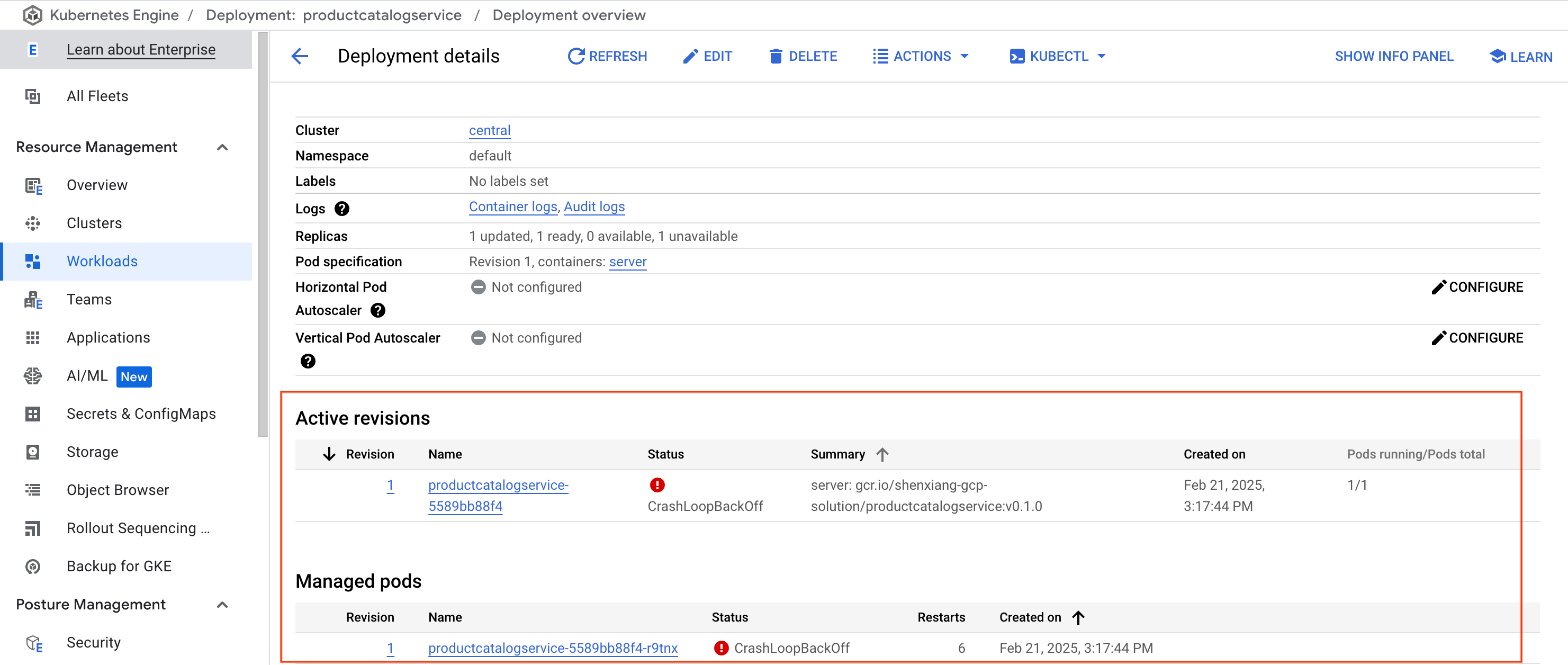 Debug Apps on Google Kubernetes Engine | Google Skills
