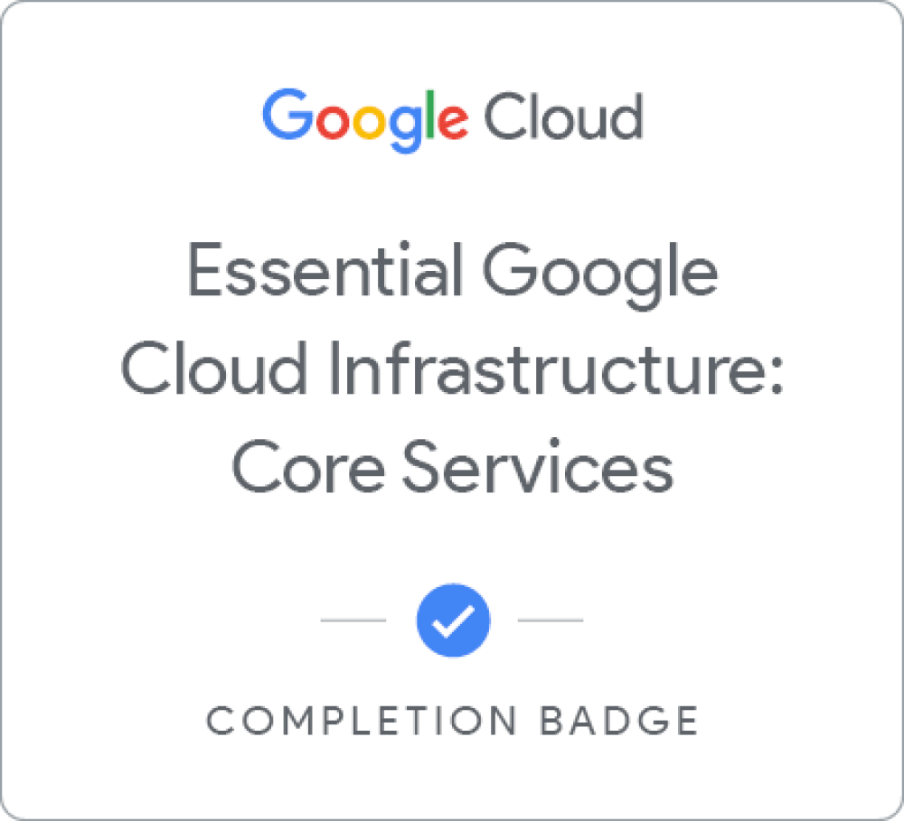 Essential Google Cloud Infrastructure: Core Services | Google Cloud ...