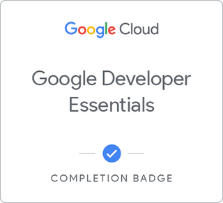 Odznaka za ukończenie szkolenia Google Developer Essentials