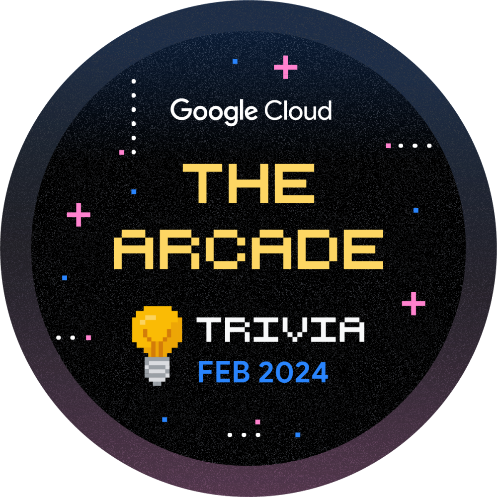 Badge for The Arcade Trivia February 2024 Week 1