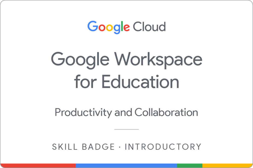 Insignia de Google Workspace for Education