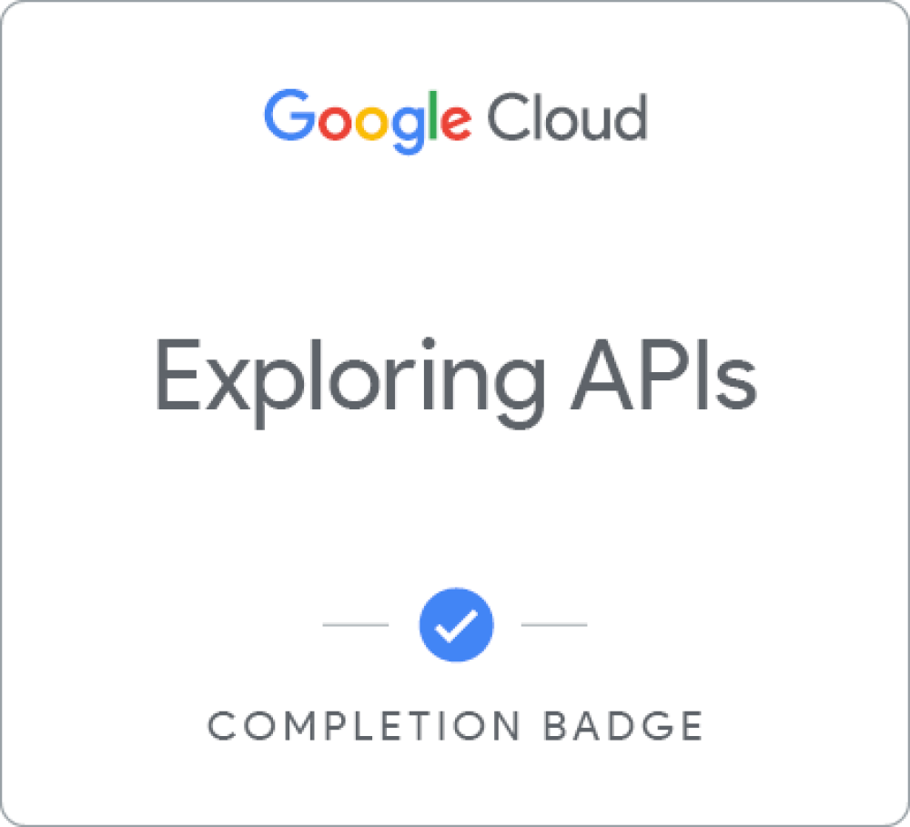 Badge for Exploring APIs