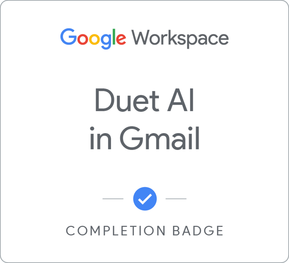 Badge pour Gemini in Gmail