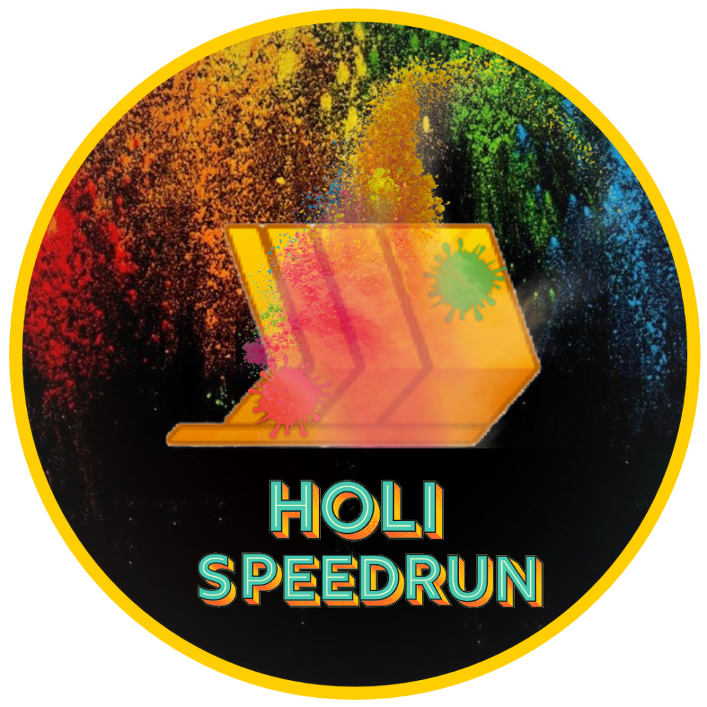 Badge for Holi Speedrun