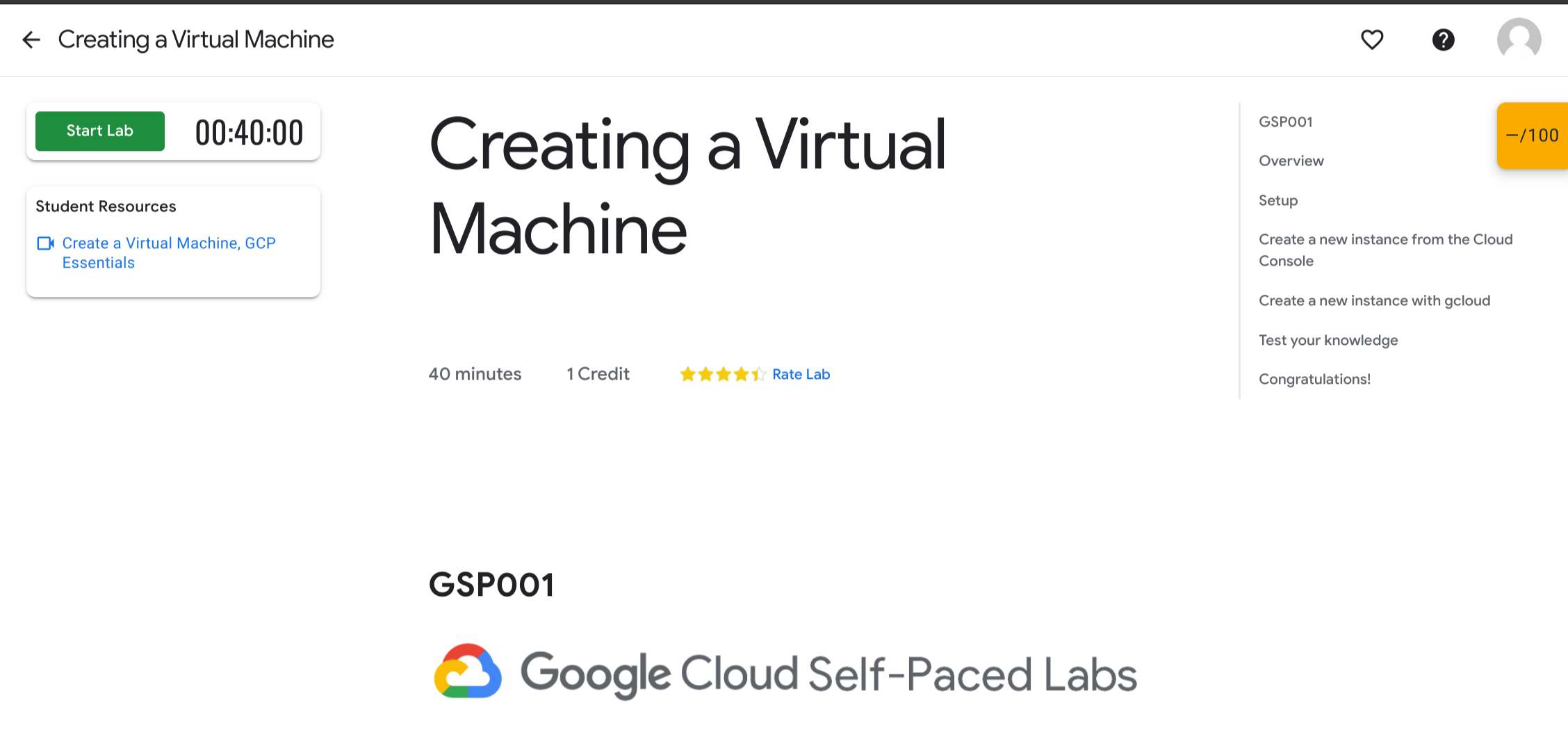 Google Cloud Skills Boost lab