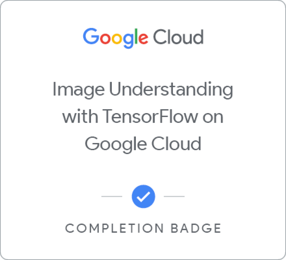 Badge for Computer Vision Fundamentals with Google Cloud