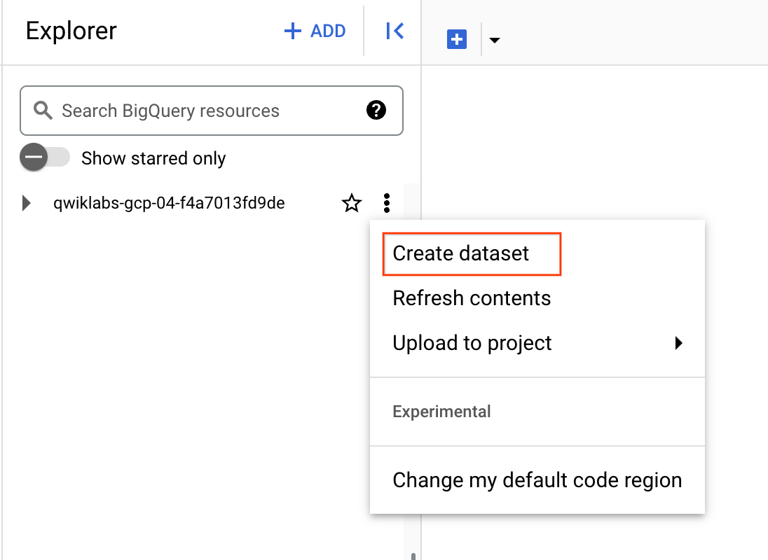 create dataset