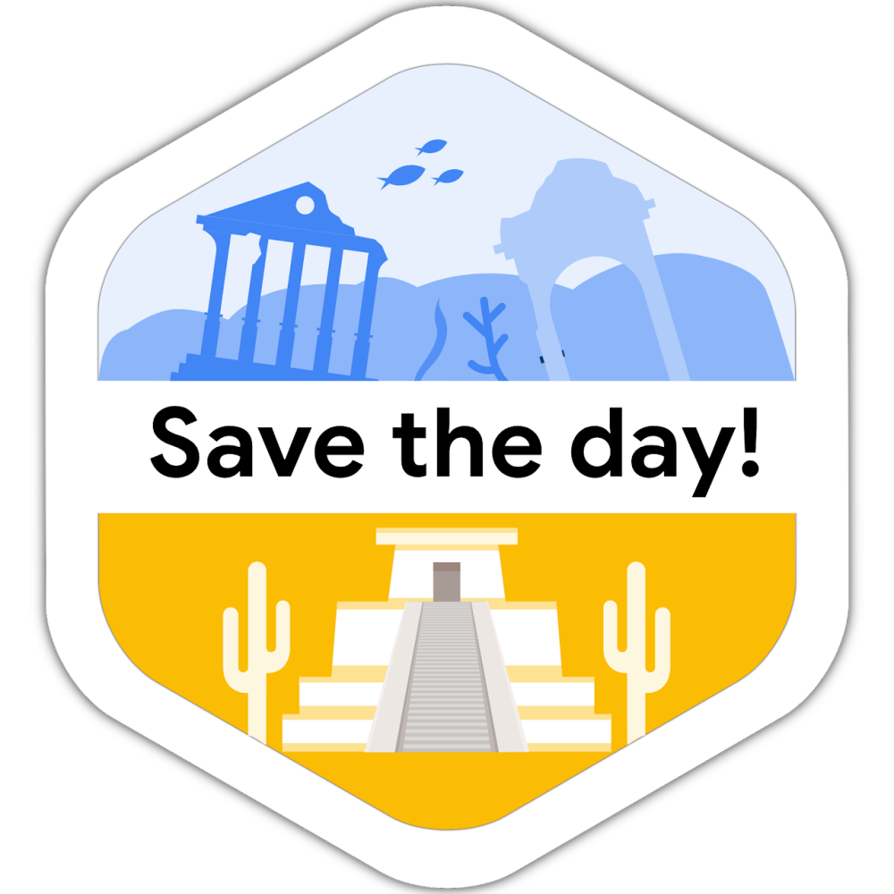 Badge for Save the day!
