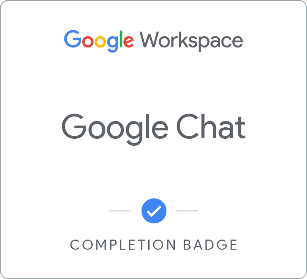 Badge pour Google Chat