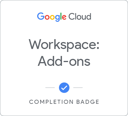 Workspace: Add-ons のバッジ