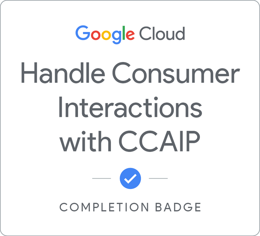 Badge untuk Handle Consumer Interactions with CCAIP