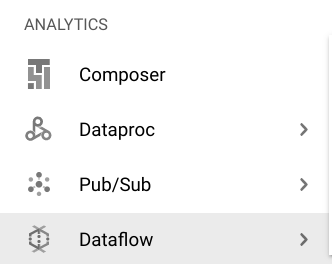 依序開啟「導覽選單」>「Dataflow」