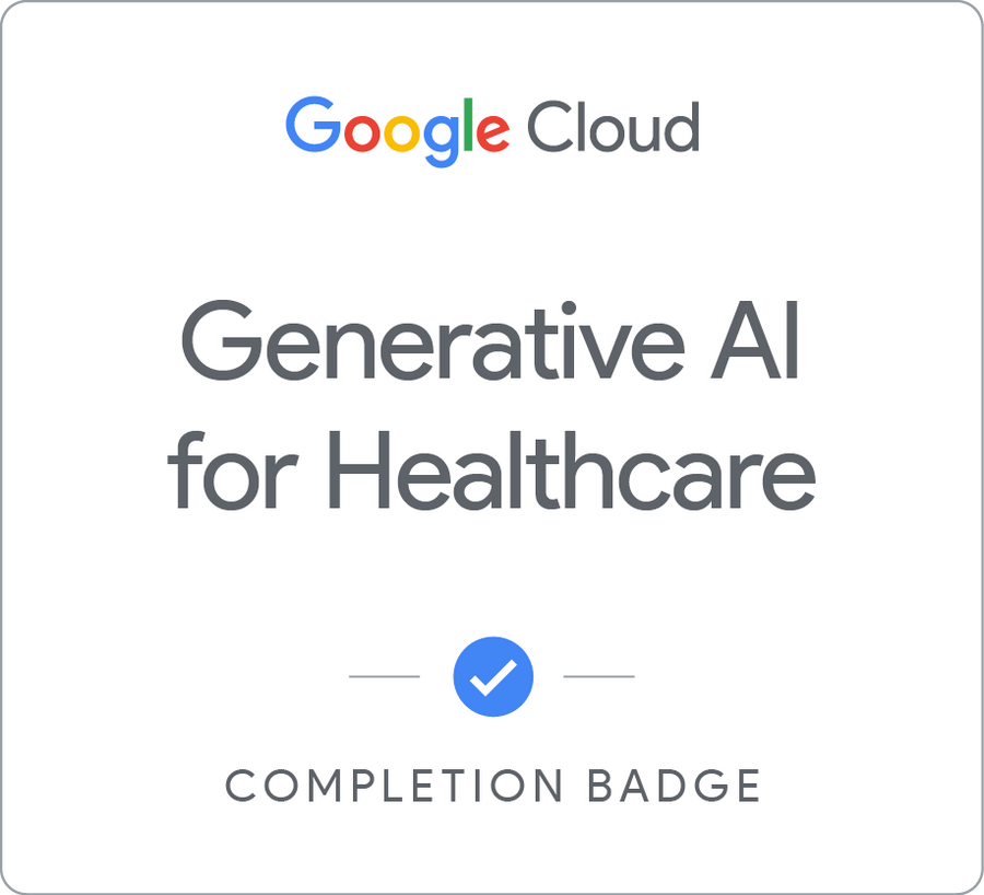 Badge for Generative AI for Healthcare