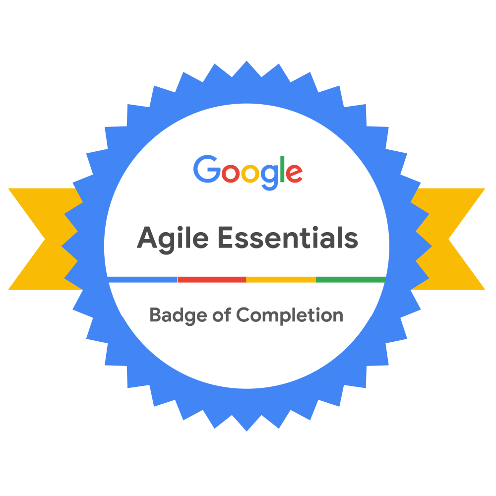 Badge pour Google Agile Essentials