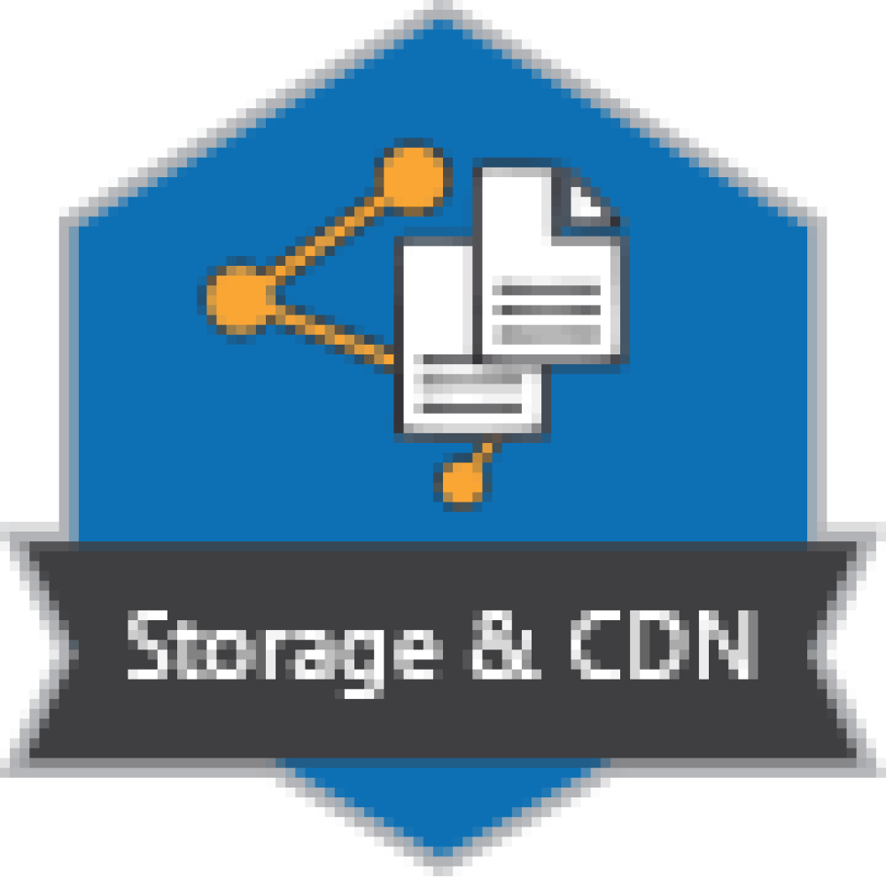 Odznaka dla Storage & CDN