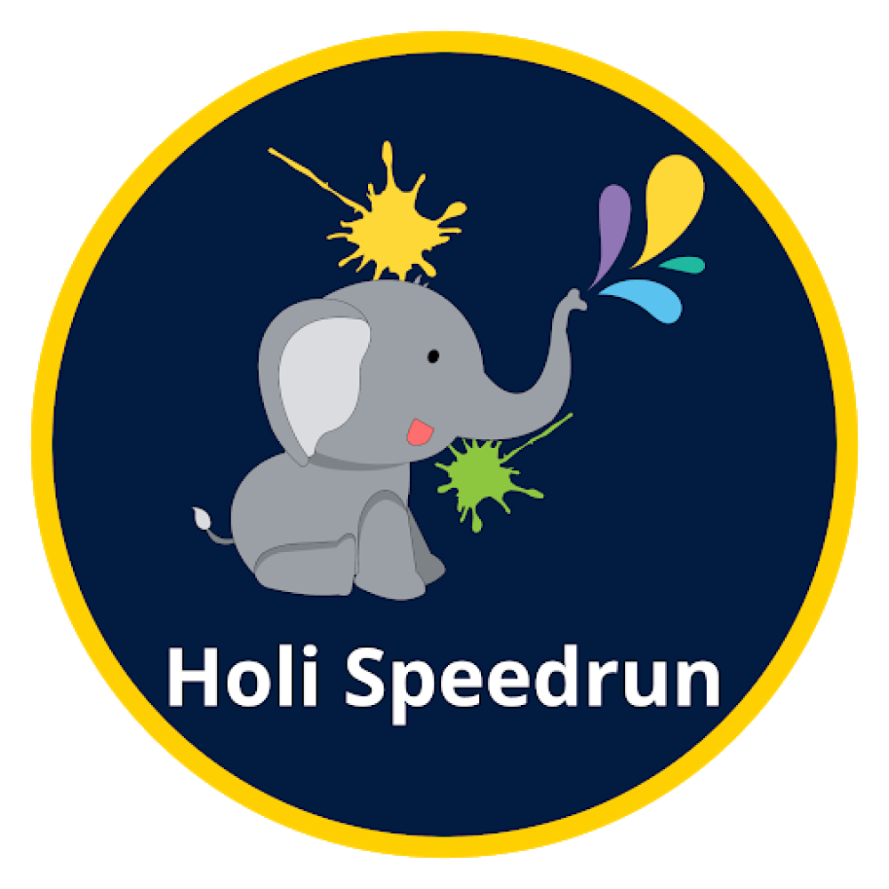 Badge for Holi Speedrun
