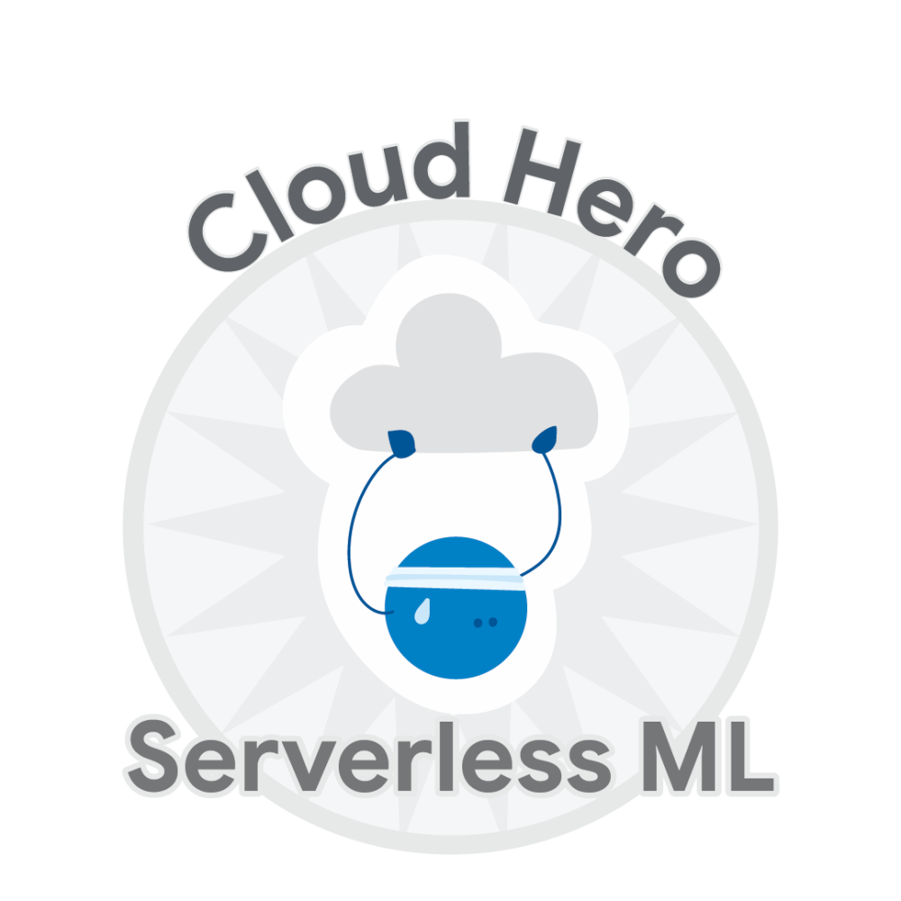 Значок за Cloud Hero: Serverless ML