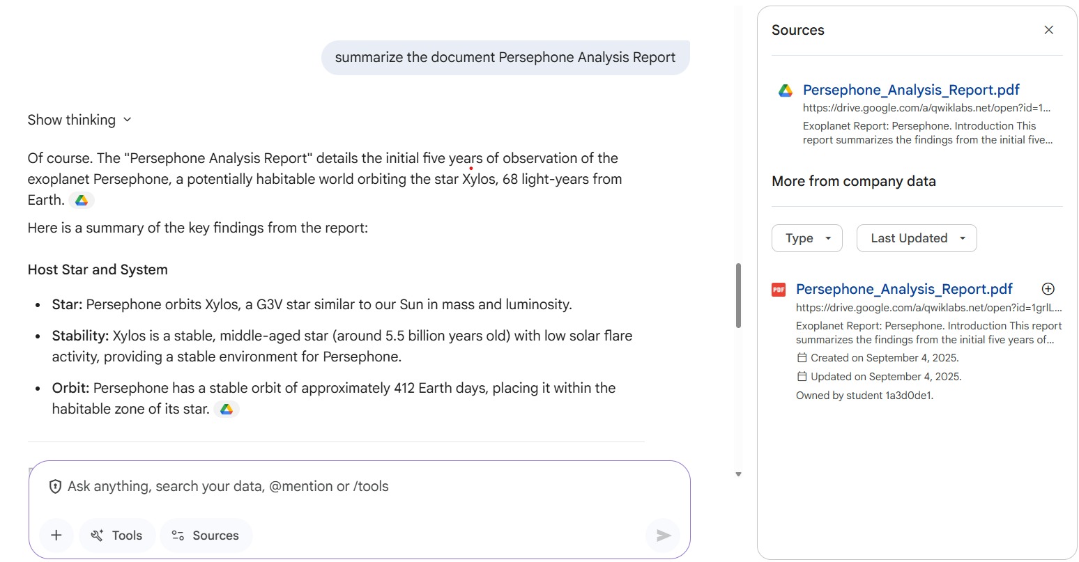 Antwort des Assistenten