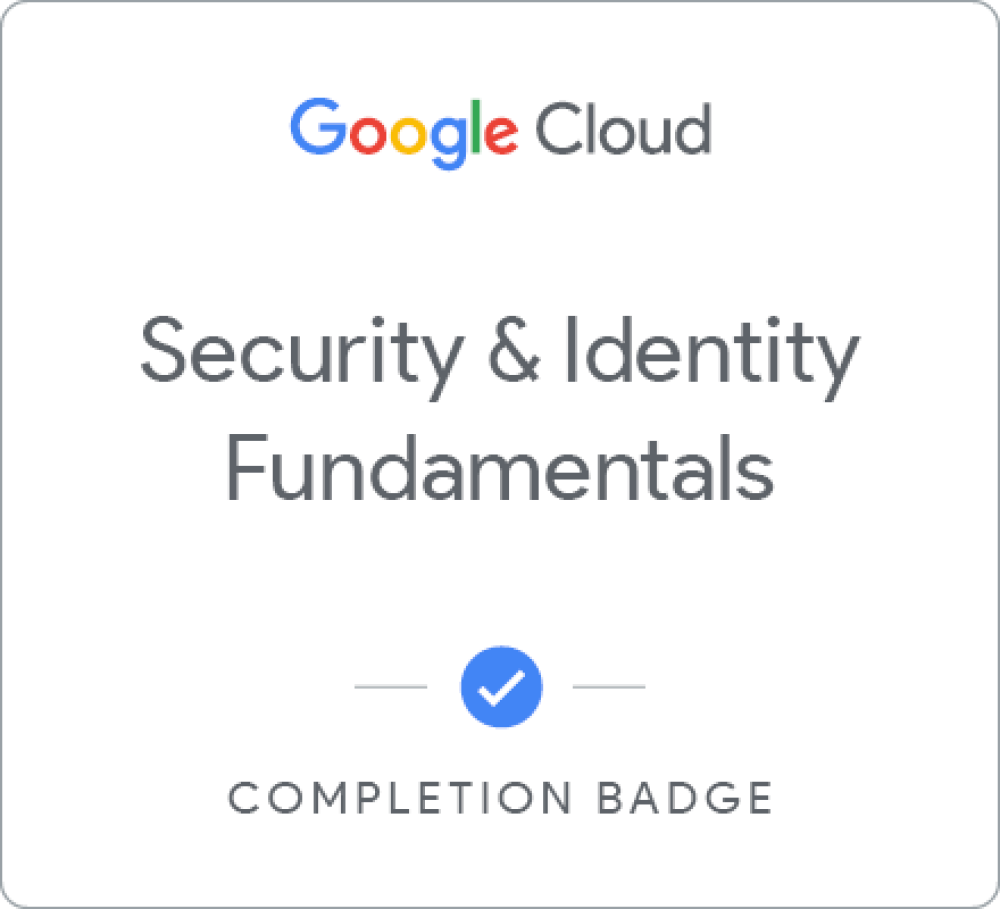Badge for Security & Identity Fundamentals