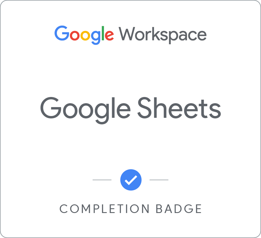 Google Sheets - 日本語版 のバッジ