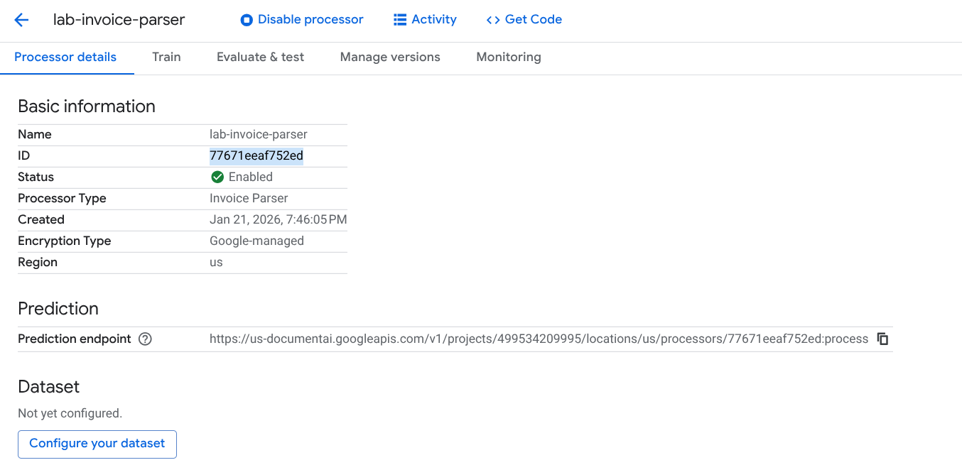 Using Specialized Processors with Document AI (Python) | Google Skills