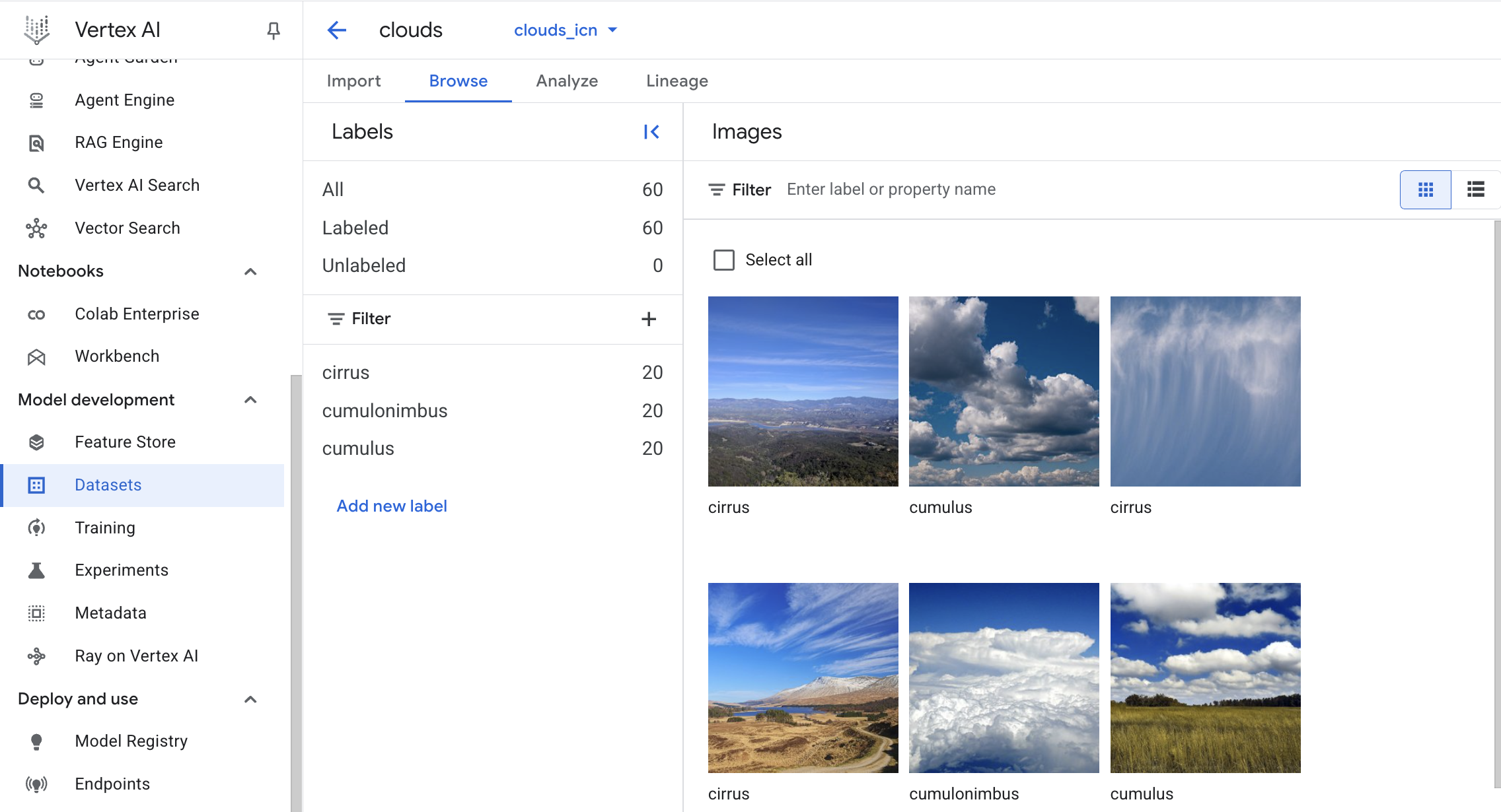Images of clouds