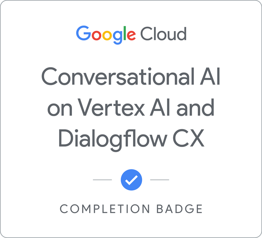 Skill-Logo für Conversational AI on Vertex AI and Dialogflow CX
