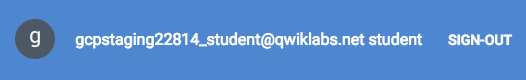 Profile Sign-Out banner
