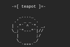 successful teapot response