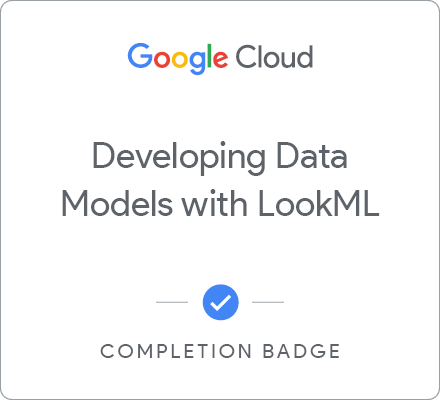 Developing Data Models with LookML - 日本語版 のバッジ