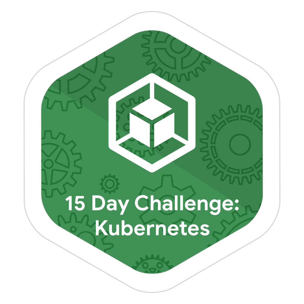 Badge for 15 Days of Kubernetes