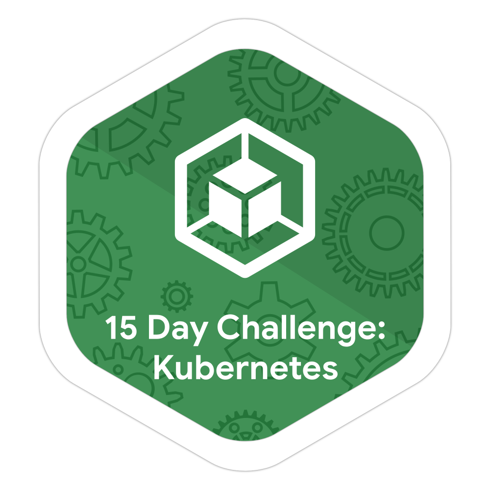 Selo para 15 Days of Kubernetes