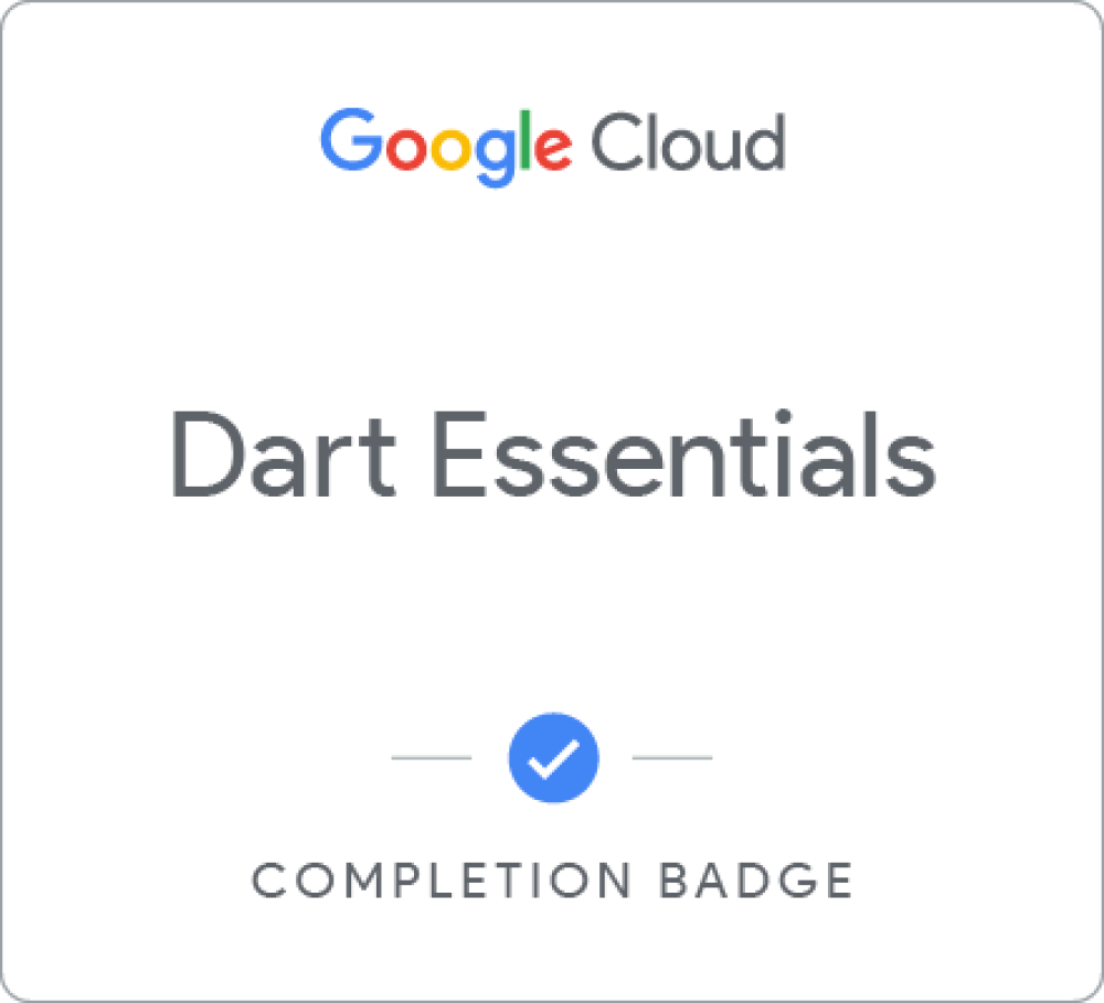 Badge pour Dart Essentials
