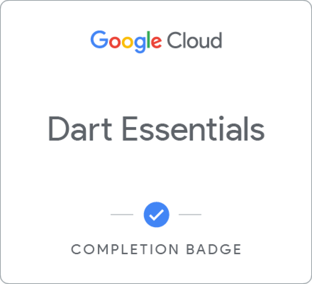 Badge für Dart Essentials