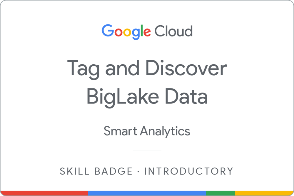 Tag and Discover BigLake Data 배지