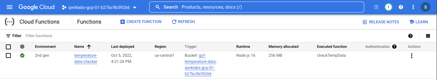 verify function was deployed
