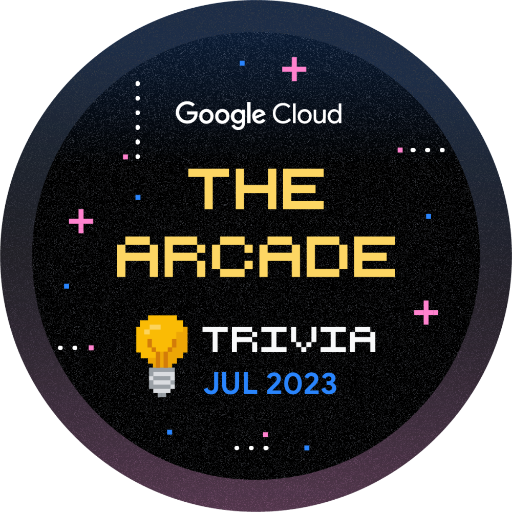 Badge untuk Qwiklabs Trivia July 2023