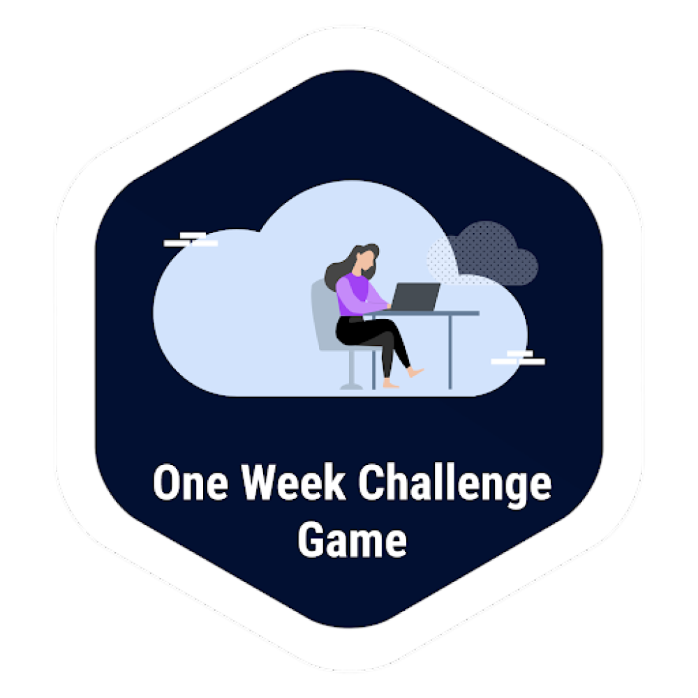 Selo para One Week Challenge Game