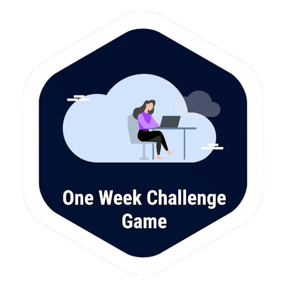 One Week Challenge Game 배지